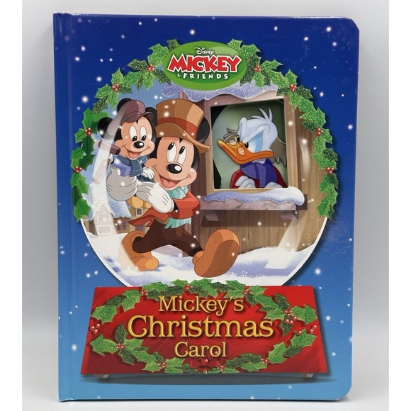 Disney Other - Disney Mickey & Friends Christmas Carol Book